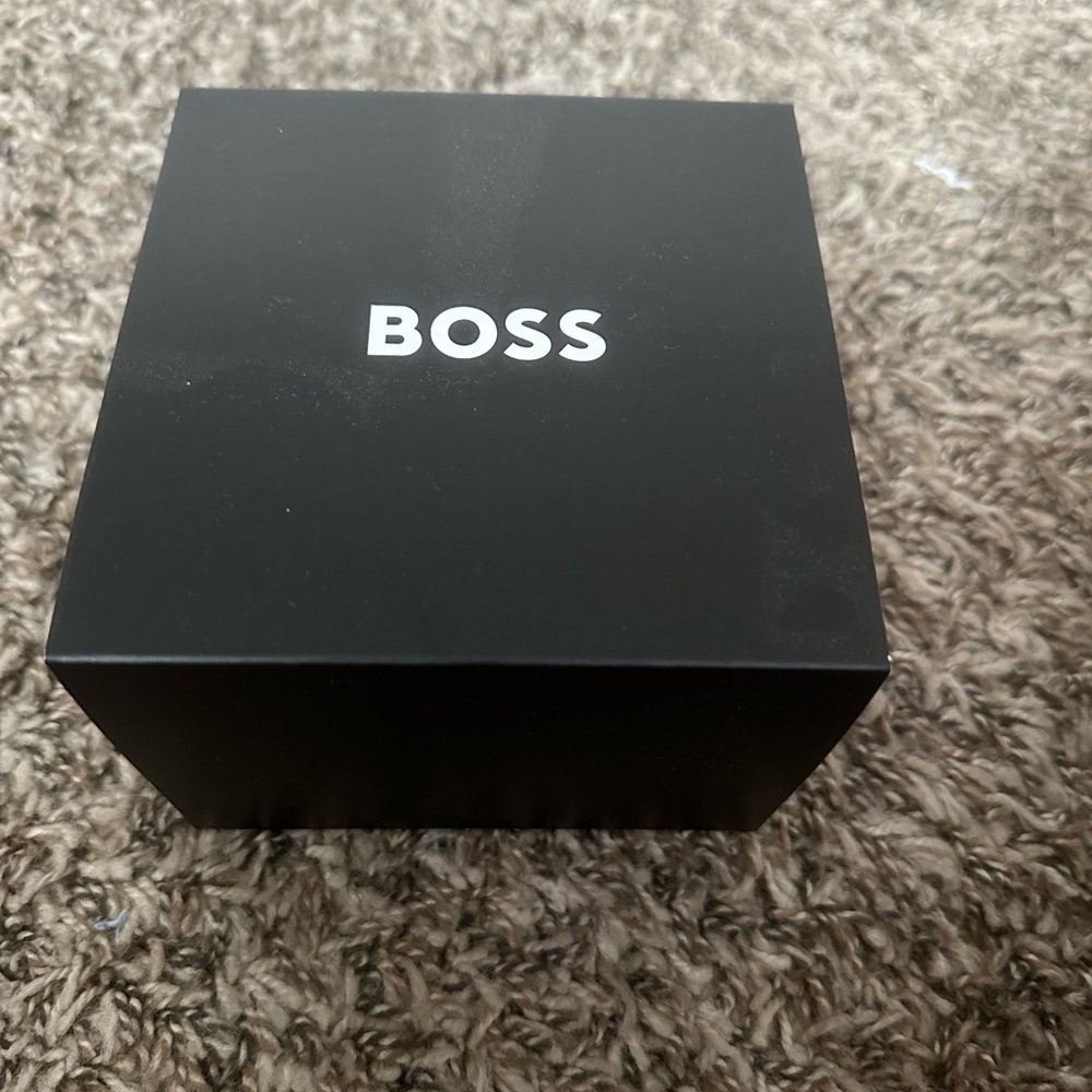 Boss Black Box with White Logo